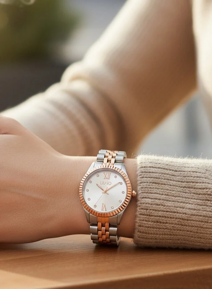 Liu Jo Liu Jo Cusual Tiny White Dualtone Watch - TLJ1223